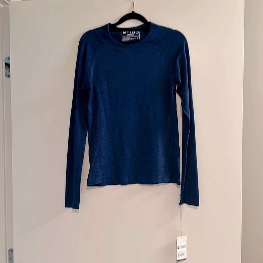 New Figs Salta performance Underscrub Electric Blue Limited Color!